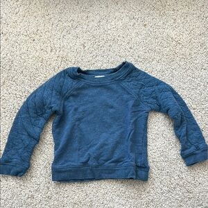 Splendid Blue Quilted Toddler Sweatshirt